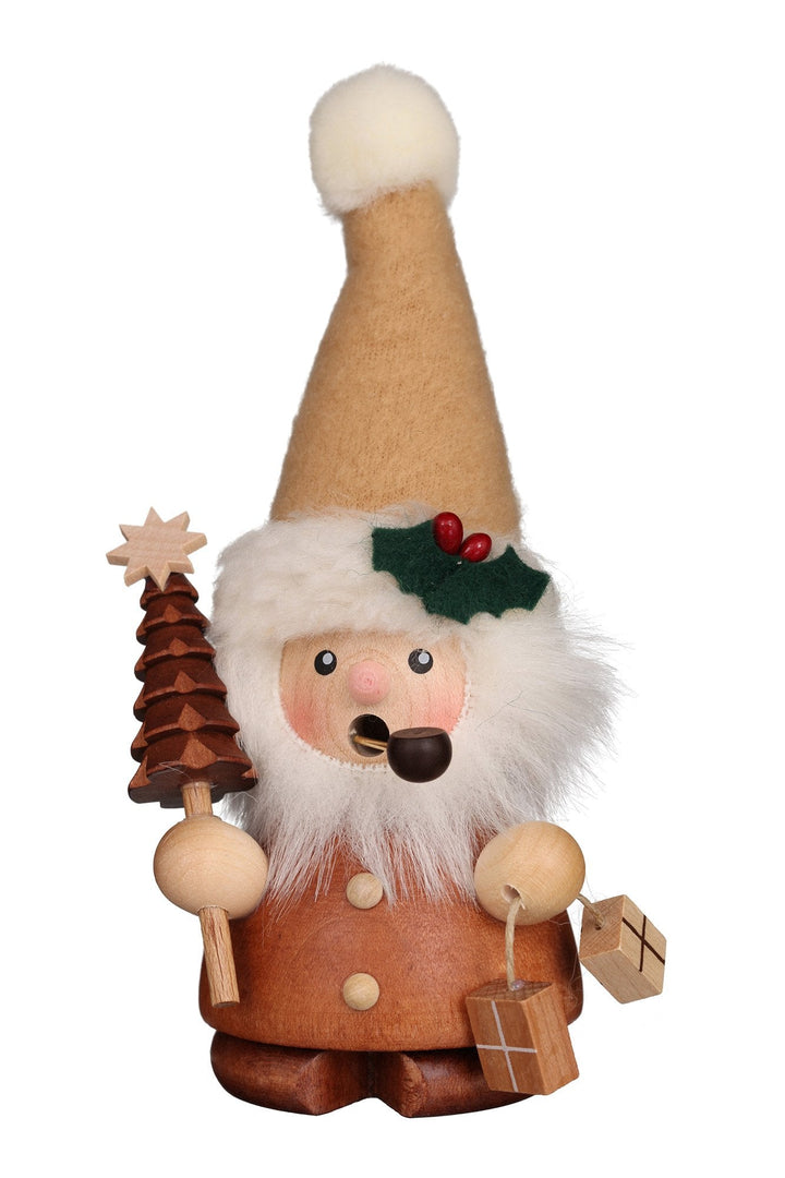 Incense Burner - Mini - Santa with Pointy Hat (Natural)