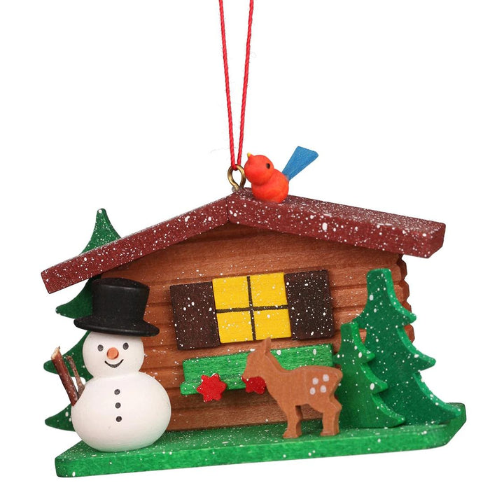 Alpine snow Lodge - Christmas tree decoration