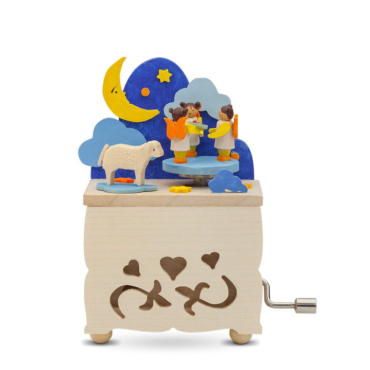 Music Box (Traditional Crank-Style) - Large Angel Lullaby