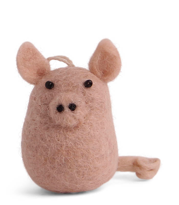 Lucky Pig (Chubby) - Hanging Decoration