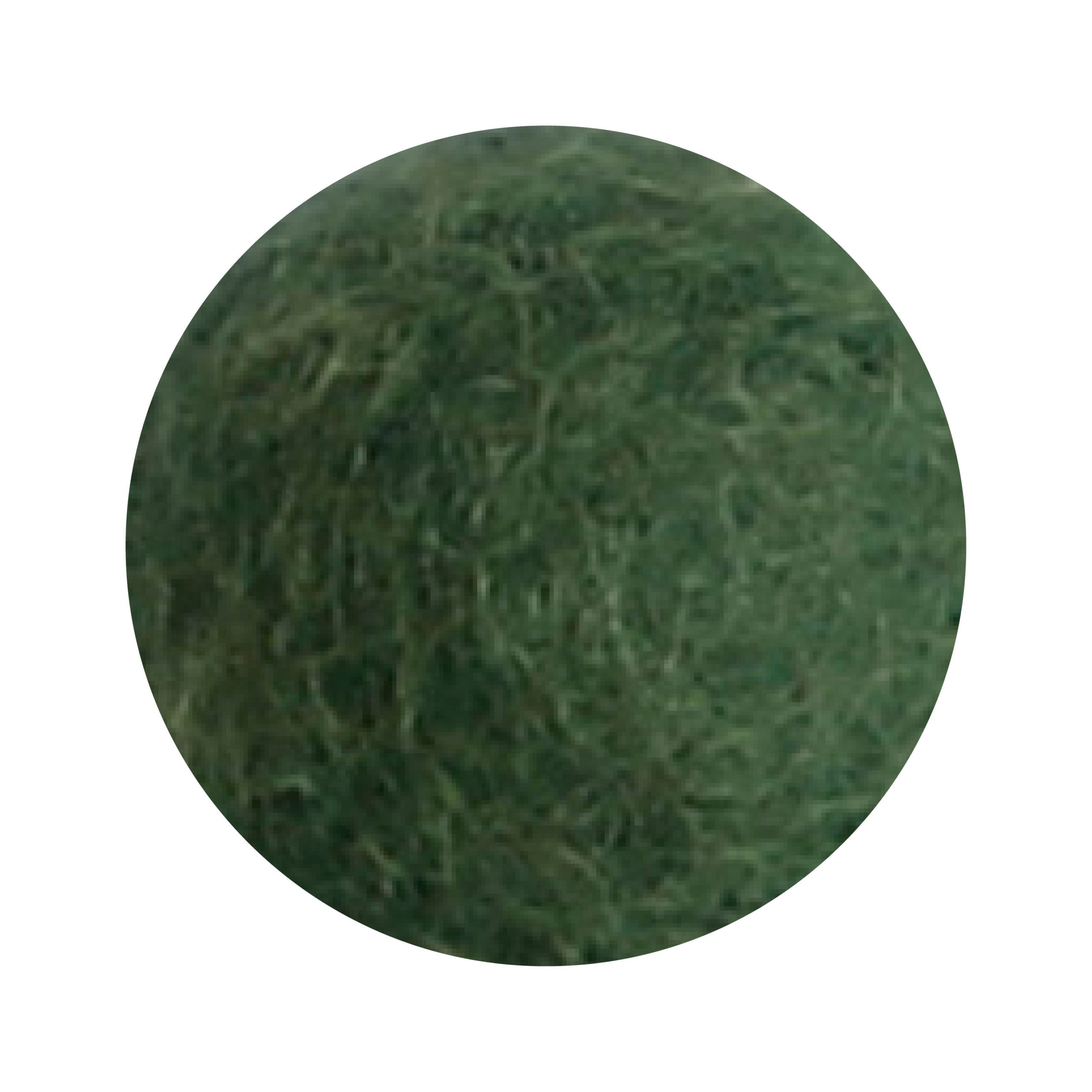 Felt Flowers - Blossom Medium (3.5cm) - Green (Dark)