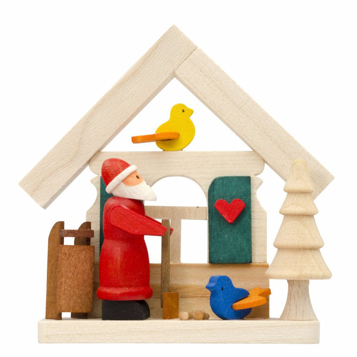 At Home with Santa in his Garden - Christmas tree decoration