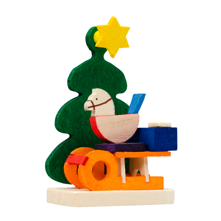 Christmas Tree Memories - Rocking Horse and Sled - Christmas tree decoration