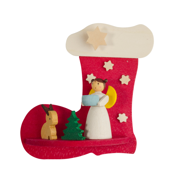 Angel in a Stocking (Forest Bunny) - Christmas Tree Decoration