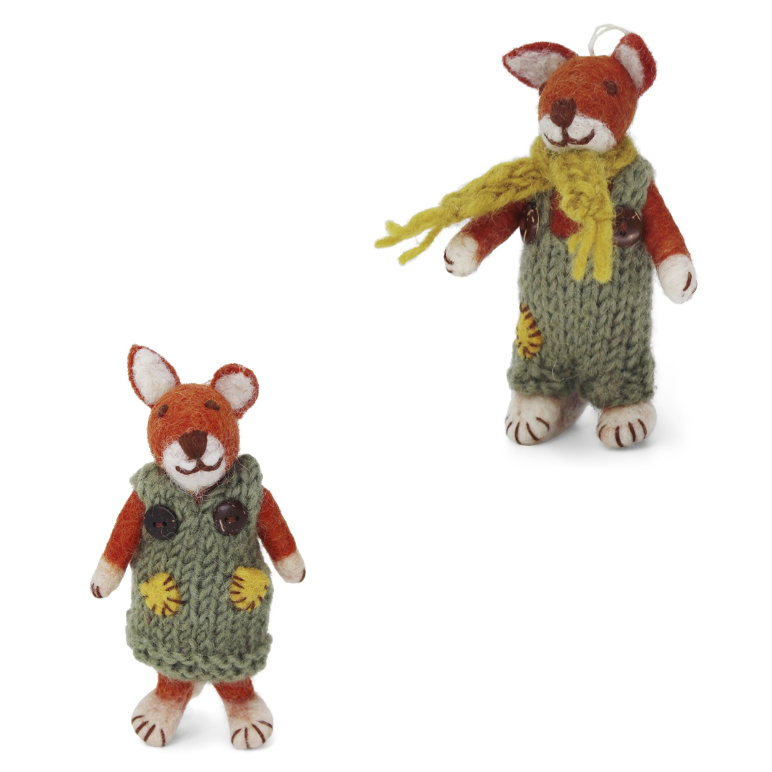 Children's Figurines - Festive Fox House