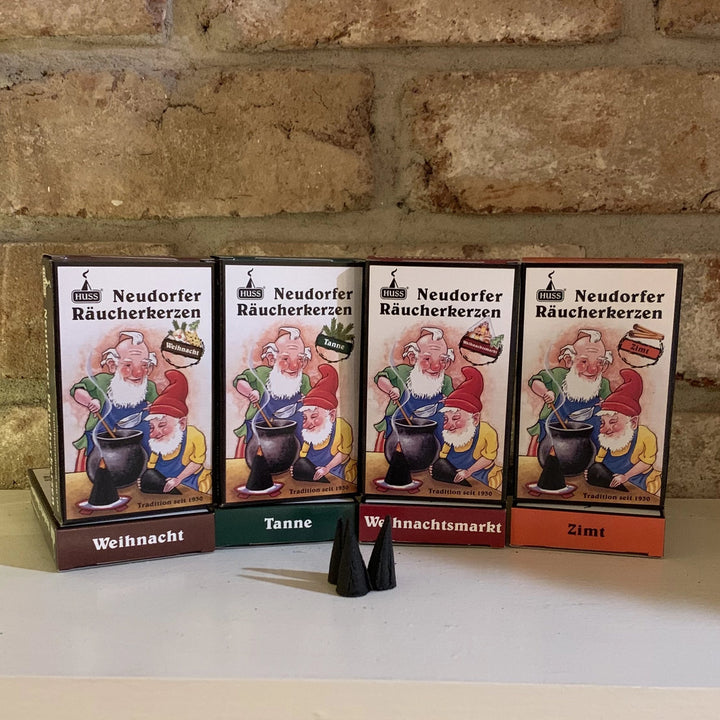 Premium Incense Cones (Regular-Sized) - Christmas Memories Sampler (4-Pack)