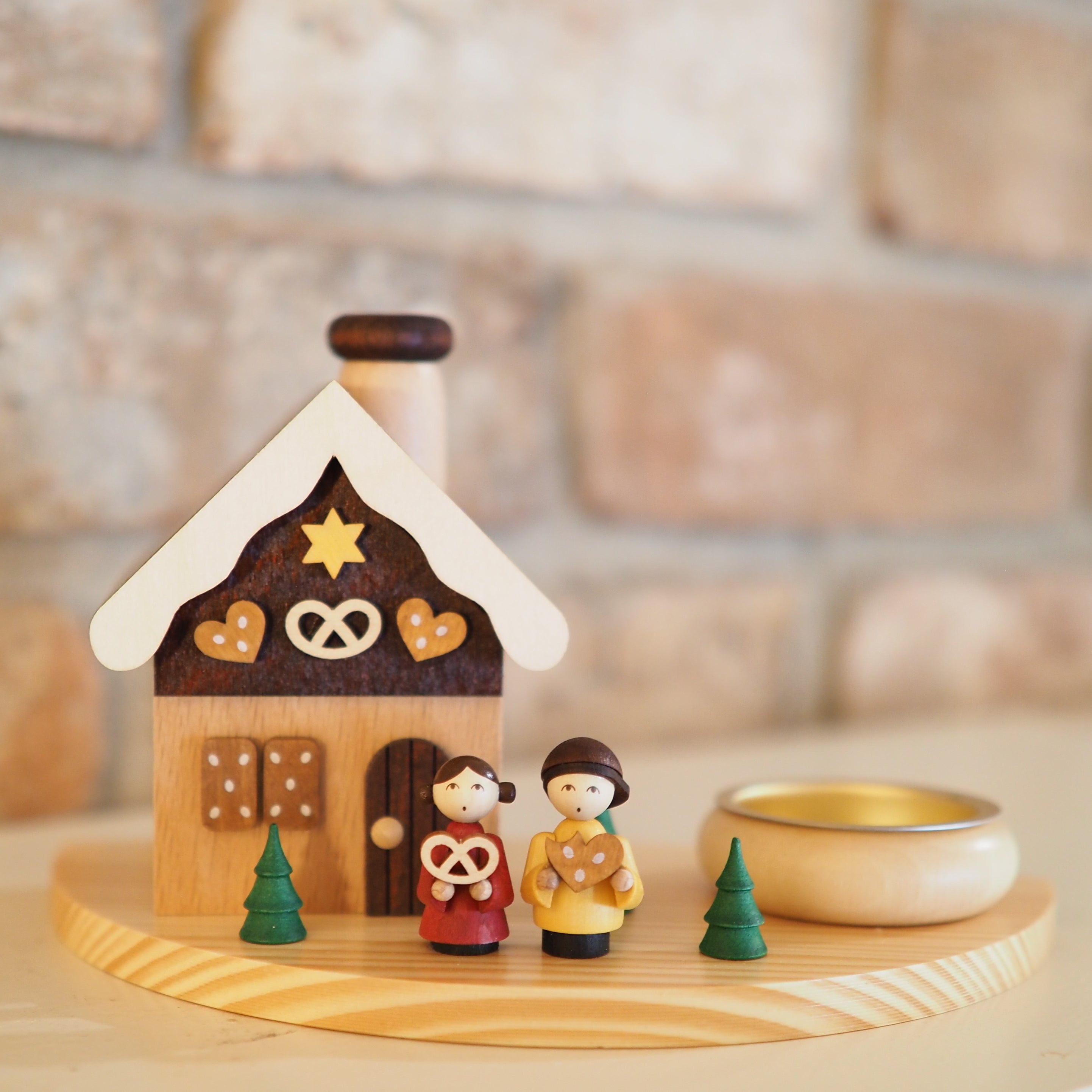 Incense Burner (House) - Gingerbread Hut