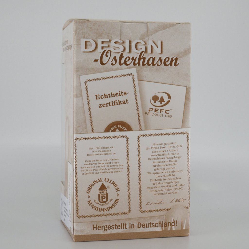 Osterhase Collectible - Bunny Girl Sitting with Baby Bunny