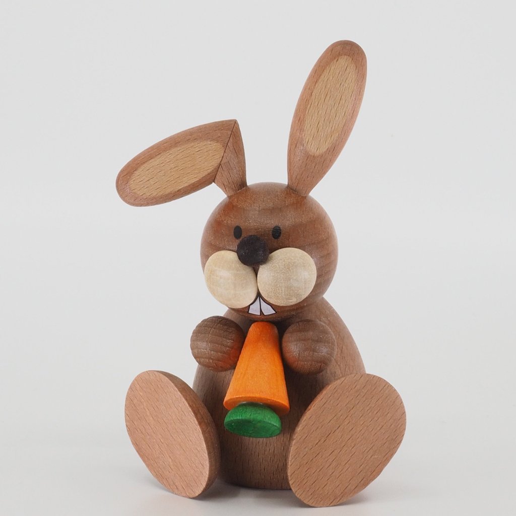 Osterhase Collectible - Bunny Boy eating a Carrot